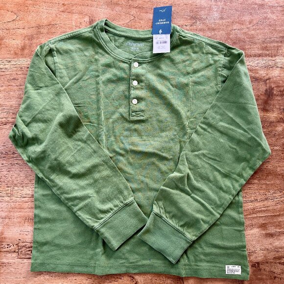 NWT Crewcuts Garmet Dyed Henley (XL 12-13) - Picture 1 of 3